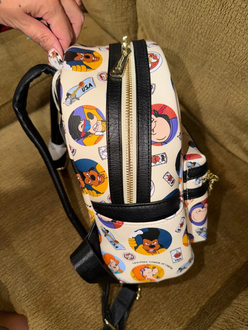 Disney Parks x Loungefly goofy movie backpack